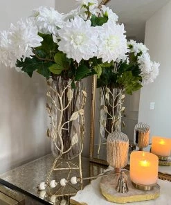 Inspire Me! Home Decor Branch Vase With Clear Glass Insert (2 Colors)