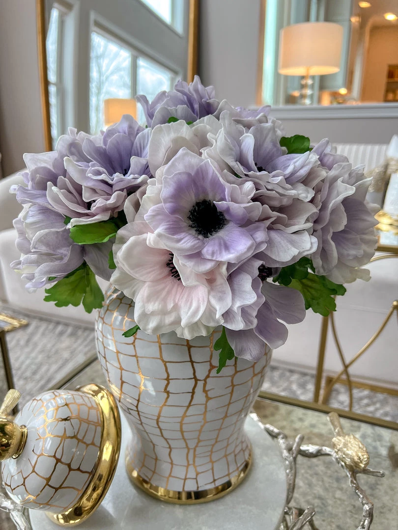 Inspire Me! Home Decor Real Touch Anemone Bundle (2 Colors) 3 Inspire Me! Home Decor Real Touch Anemone Bundle (2 Colors)