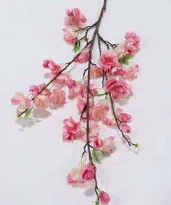 Inspire Me! Home Decor Floral Stems Pink Cherry Blossom Branch Stem