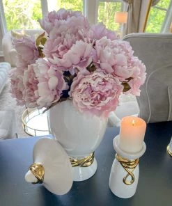 Inspire Me! Home Decor 24" Soft Lavender Peony Stem