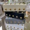 Inspire Me! Home Decor Studded Decorative Wood Boxes (4 Colors)