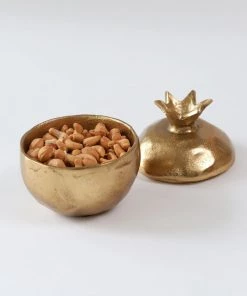 Inspire Me! Home Decor Gold Fruit Serving Dish (2 Sizes)