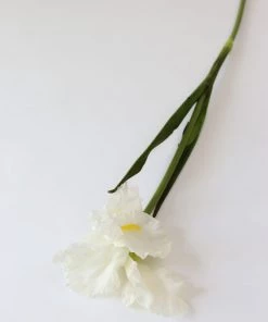 Inspire Me! Home Decor Real Touch White Iris Stem