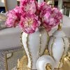 Inspire Me! Home Decor 30" Two Toned Pink/Cream Peony Stem