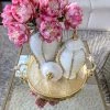 Inspire Me! Home Decor Large Round Gold Tray With Bird Detail 1 Inspire Me! Home Decor Large Round Gold Tray With Bird Detail