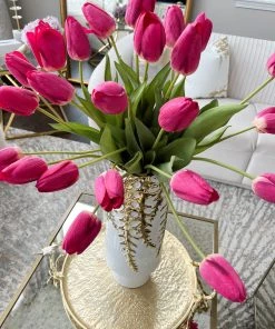 Inspire Me! Home Decor Large Round Gold Tray With Bird Detail