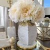 Inspire Me! Home Decor 19" Cream Peony Stem