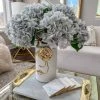 Inspire Me! Home Decor 19" Blue/Grey Hydrangea Stem