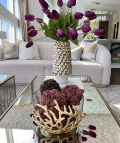 Inspire Me! Home Decor Bowls With Gold Textured Design (3 Sizes) 12 Inspire Me! Home Decor Bowls With Gold Textured Design (3 Sizes)