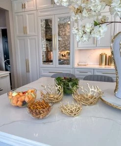 Inspire Me! Home Decor Bowls With Gold Textured Design (3 Sizes) 14 Inspire Me! Home Decor Bowls With Gold Textured Design (3 Sizes)