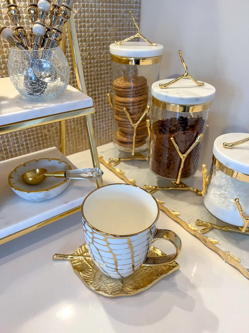 Inspire Me! Home Decor Metal Leaf Tray (2 Sizes) 3 Inspire Me! Home Decor Metal Leaf Tray (2 Sizes)