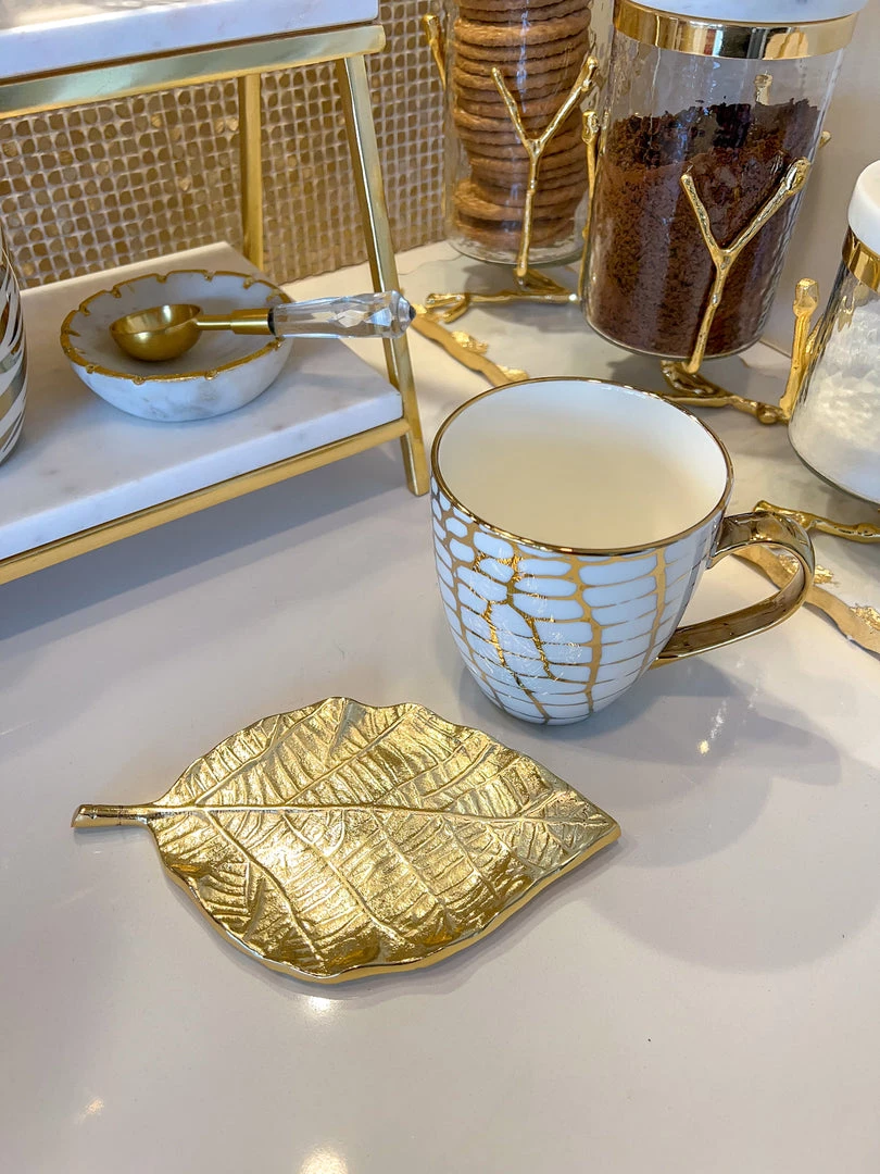 Inspire Me! Home Decor Metal Leaf Tray (2 Sizes) 7 Inspire Me! Home Decor Metal Leaf Tray (2 Sizes)