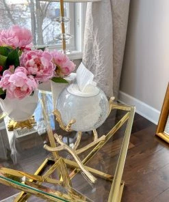 Inspire Me! Home Decor Large Branch Vase With Crackled Glass (2 Colors)