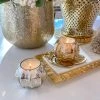 Inspire Me! Home Decor Gold Mercury Glass Pumpkin Scented Candle