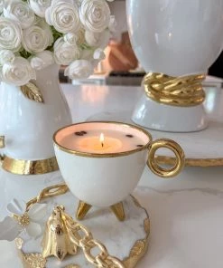 Inspire Me! Home Decor Coffee Scented Candle Mug