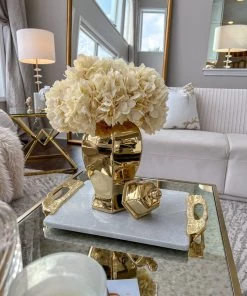 Inspire Me! Home Decor Gold Hexagon Ginger Jar (2 Sizes) 11 Inspire Me! Home Decor Gold Hexagon Ginger Jar (2 Sizes)