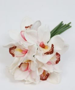 Inspire Me! Home Decor Real Touch Cymbidium Bundle (2 Colors)