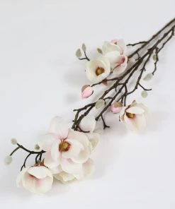 Inspire Me! Home Decor Cream Magnolia Branch Stem
