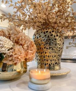 Inspire Me! Home Decor Gold Leaf Pattern Ginger Jar (2 Sizes) 11 Inspire Me! Home Decor Gold Leaf Pattern Ginger Jar (2 Sizes)