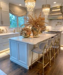 Inspire Me! Home Decor Gold Leaf Pattern Ginger Jar (2 Sizes) 12 Inspire Me! Home Decor Gold Leaf Pattern Ginger Jar (2 Sizes)