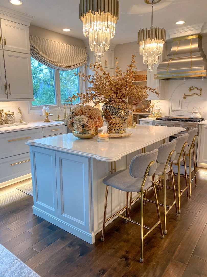 Inspire Me! Home Decor Gold Leaf Pattern Ginger Jar (2 Sizes) 7 Inspire Me! Home Decor Gold Leaf Pattern Ginger Jar (2 Sizes)