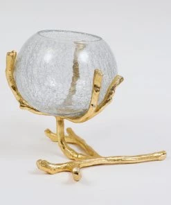 Inspire Me! Home Decor Large Branch Vase With Crackled Glass (2 Colors)