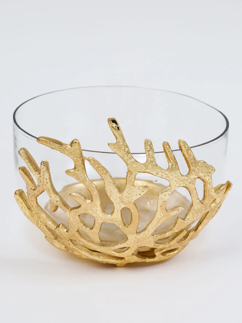 Inspire Me! Home Decor Bowls With Gold Textured Design (3 Sizes) 10 Inspire Me! Home Decor Bowls With Gold Textured Design (3 Sizes)