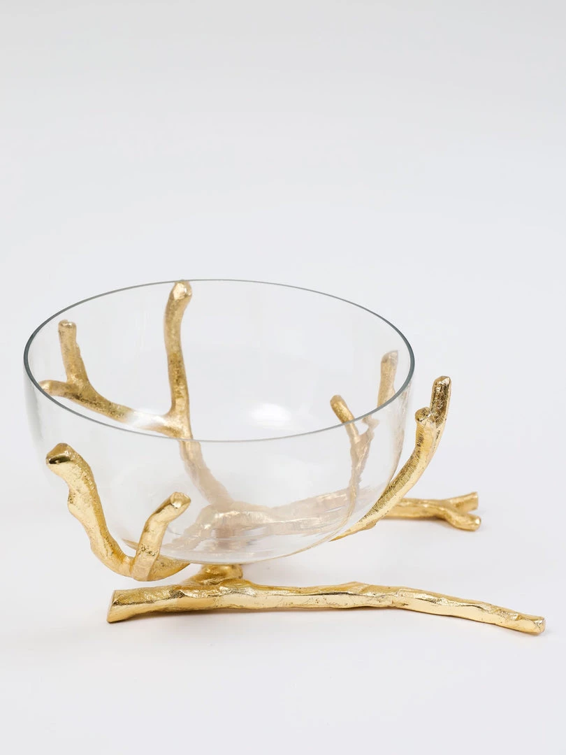 Inspire Me! Home Decor Bowls With Gold Branch Design (3 Sizes) 9 Inspire Me! Home Decor Bowls With Gold Branch Design (3 Sizes)