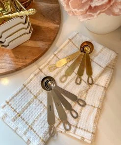 Inspire Me! Home Decor Measuring Spoons With Loop Handle (2 Colors)