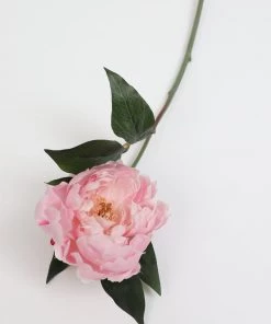 Inspire Me! Home Decor 19" Blooming Pink Peony Stem