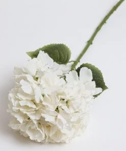 Inspire Me! Home Decor Floral Stems 26" Ivory Hydrangea Stem