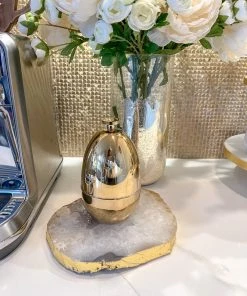 Inspire Me! Home Decor Gold Egg Shaped Utensil Holder (2 Styles) 19 Inspire Me! Home Decor Gold Egg Shaped Utensil Holder (2 Styles)