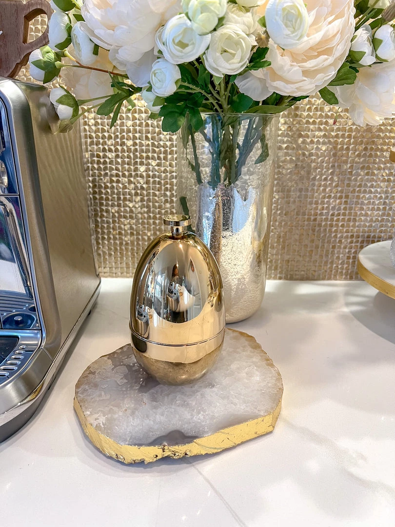 Inspire Me! Home Decor Gold Egg Shaped Utensil Holder (2 Styles) 7 Inspire Me! Home Decor Gold Egg Shaped Utensil Holder (2 Styles)