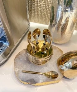 Inspire Me! Home Decor Gold Egg Shaped Utensil Holder (2 Styles) 23 Inspire Me! Home Decor Gold Egg Shaped Utensil Holder (2 Styles)