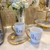 Inspire Me! Home Decor Mr. & Mrs. Mug Set (Set Of 2) Gold 1 Inspire Me! Home Decor Mr. & Mrs. Mug Set (Set Of 2) Gold