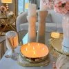 Inspire Me! Home Decor Gold 6 Wick Hammered Candle