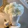 Inspire Me! Home Decor Floral Stems 18.5" Cream Victorian Hydrangea Stem