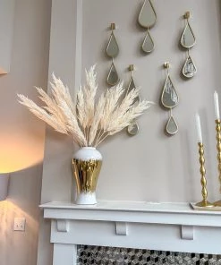 Inspire Me! Home Decor 46" White Pampa Stem Floral Stems 7 Inspire Me! Home Decor 46