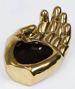 Inspire Me! Home Decor Gold Hand Coaster Holder