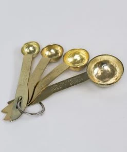 Inspire Me! Home Decor Gold Textured Measuring Spoons