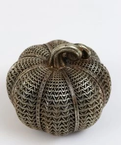 Inspire Me! Home Decor Antique Gold Resin Pumpkin (3 Styles) 10 Inspire Me! Home Decor Antique Gold Resin Pumpkin (3 Styles)