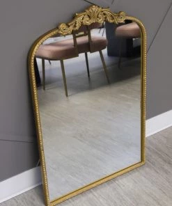 Inspire Me! Home Decor Antique Gold Wooden Mirror
