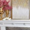 Inspire Me! Home Decor WALL ART & MIRRORS Gold Abstract Detailed Painting