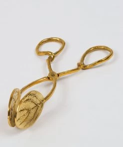 Inspire Me! Home Decor Gold Leaf Snack Tongs