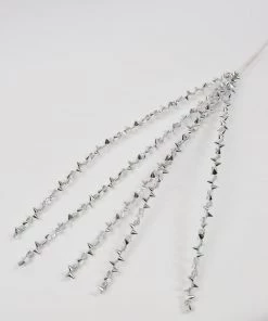Inspire Me! Home Decor Silver Spiked Stem Floral Stems
