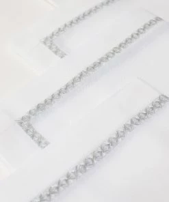 Inspire Me! Home Decor Set Of 4 Embroidered Border Napkins (2 Colors)