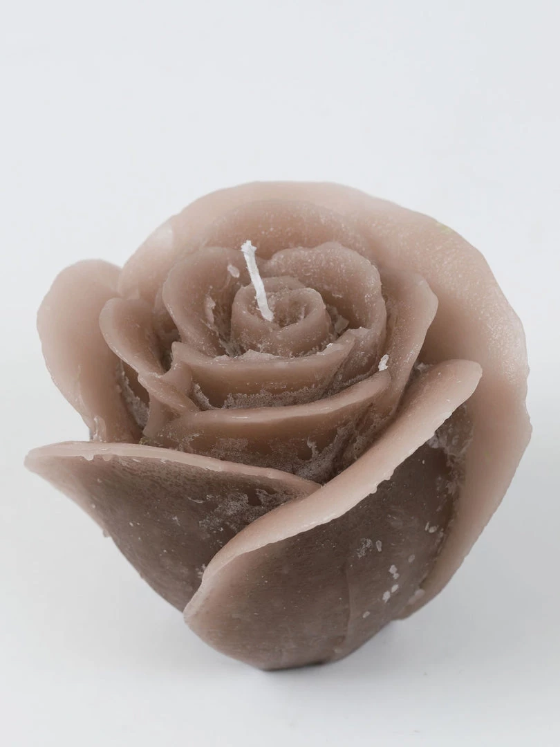 Inspire Me! Home Decor Beige Opaque Rose Candle (3 Sizes) 10 Inspire Me! Home Decor Beige Opaque Rose Candle (3 Sizes)