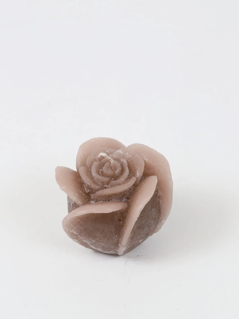 Inspire Me! Home Decor Beige Opaque Rose Candle (3 Sizes) 8 Inspire Me! Home Decor Beige Opaque Rose Candle (3 Sizes)