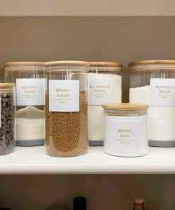 Inspire Me! Home Decor Gold Pantry Labels