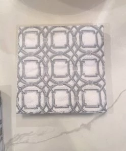 Inspire Me! Home Decor Decorative Square Lunch Napkins (9 Patterns)